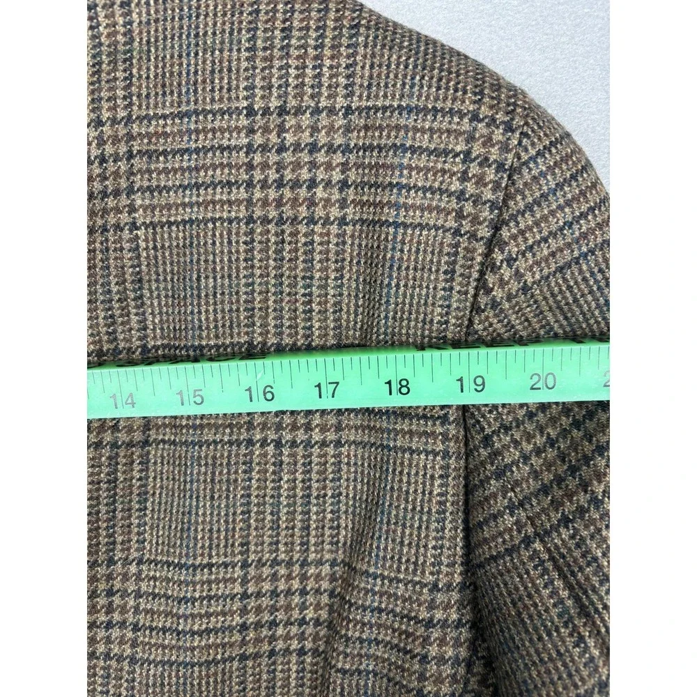 Chaps Ralph Lauren Blazer Mens 46 Brown Plaid Check Wool Tweed Sport Coat Canada
